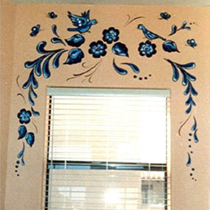 Mural Kitchen Window
